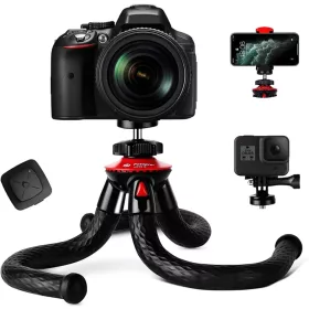   Fotopro UFO2 Flexibilis Tripod - Polip/ Octopus Gorillapod Állvány (+ beépített Telefon-tartó)