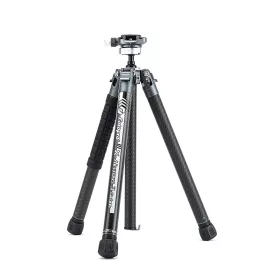   Fotopro X-Aircross 3 Lite Carbon Fiber Szénszálas Tripod (154cm Állvány) + Ballhead-fej (Szürke)
