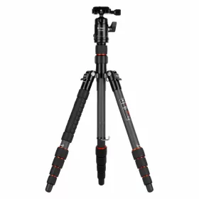   Fotopro X-Go Carbon Fiber Szénszálas Tripod/ Monopod (144cm Állvány) + Ballhead-fej (Fekete)