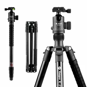   Fotopro X-Go Predator Alumínium Tripod/ Monopod (171cm Állvány) + FPH-62Q Ballhead-fej (Fekete)