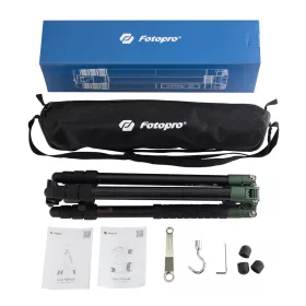 Fotopro X-Go Chameleon alumínium tripod (zöld)