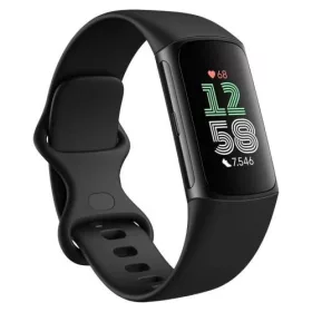   FitBit Charge 6 Advanced Fitness és Health Tracker (sérült doboz) (obszidiánfekete)
