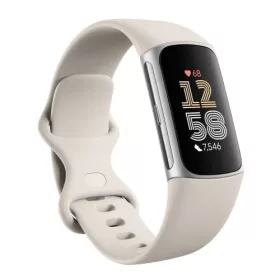  FitBit Charge 6 Advanced Fitness és Health Tracker, Porcelain (bontott doboz)