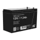 Green Cell 12V 7.2Ah karbantartásmentes AGM Akkumulátor UPS (AGM05)