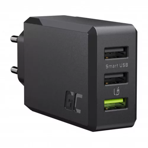 Green Cell 30W Vezeték Nélküli Töltő 3xUSB Ultra És Smart Charge (CHARGC03)