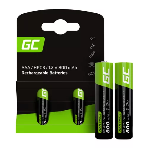 Green Cell Újratölthető AAA Ceruzaelem 800mAh (GR08)