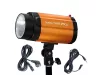 Godox Mini Pioneer 250W dupla stúdióvaku szett + softbox, ernyő