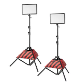 Godox LEDP260C dupla LED panel szett (Tripod Kit)