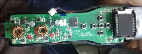 Godox LC500R Vezérlő alaplap, LCD kijelző