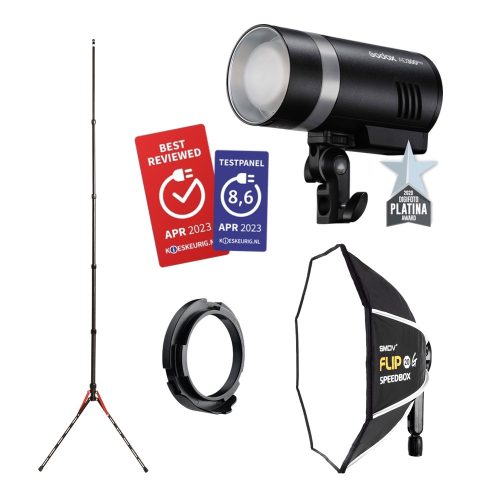Godox Witstro AD300PRO Go Akkumulátoros Stúdióvaku Kit -300W