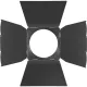 Godox 4 szárnyú fénytereleő (Fresnel lencse 8") [barndoor]