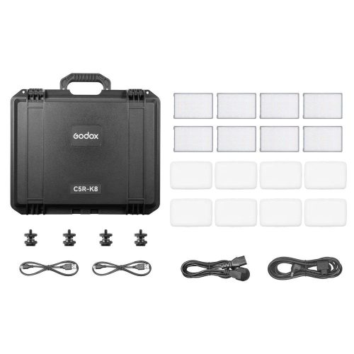 Godox C5R K8 Mobile RGB LED 8 Light Kit - Világítás szett