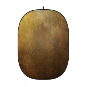   Godox Szürkésnarancs-Absztrakt Mintás Fotó-Stúdió Háttér -150x200 cm Összecsukható