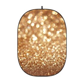   Godox Arany-Csillámporos-Bokeh Mintás Fotó-Stúdió Háttér -150x200 cm Összecsukható