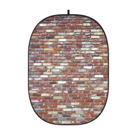   Godox Vegyes Téglafal Mintás Fotó-Stúdió Háttér -150x200 cm Összecsukható