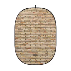   Godox Sárga Téglafal Mintás Fotó-Stúdió Háttér -150x200 cm Összecsukható