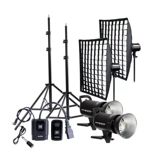 Godox SK200ll dupla stúdióvaku szett