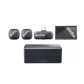   Godox Cube C Combo Kit1 2.4GHz Vezeték Nélküli Mikrofon Kit - USB-C |1+1