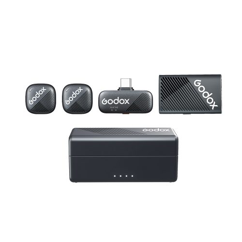 Godox Cube C Combo Kit2 2.4GHz Vezeték Nélküli Mikrofon Kit - USB-C |2+1