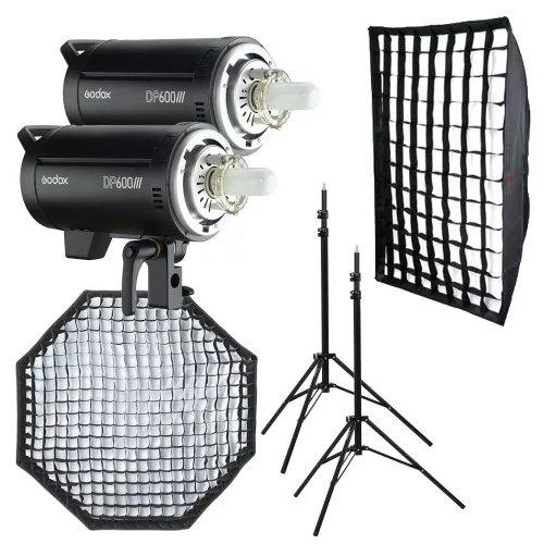 Godox DP600III dupla stúdióvaku szett
