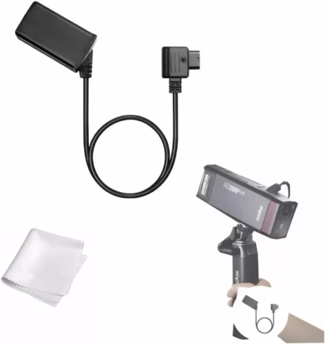 Godox Dummy Akkumulátor Kábel BG02 AD200proII AD300Pro Vakukhoz