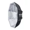 Godox Bowens EazyFlow összecsukható beauty dish 85 (Black & Silver)