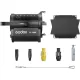 Godox F7-120Bi K1 bi-color LED Fresnel lámpa függesztő konzollal