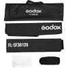 Godox FL150R Téglalap Softbox -méhsejtrács, 30x120cm