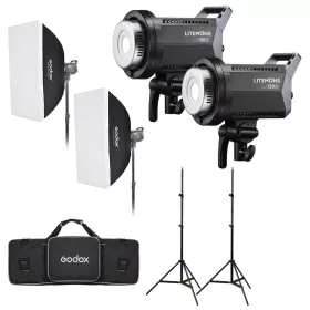 Godox Litemons LA150D dupla videólámpa szett