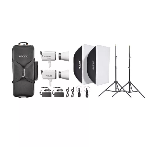Godox Litemons LA150R K2 165W RGB LED videólámpa Duo Készlet (Fehér)