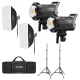 Godox Litemons LA200Bi Bi-Color Dupla Videólámpa Kit Bi-color
