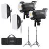 Godox Litemons LA200D dupla videolámpa szett