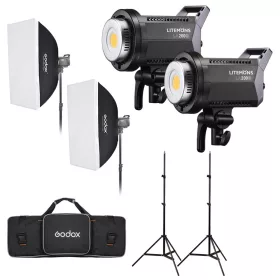 Godox Litemons LA200D dupla videolámpa szett