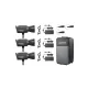 Godox Litemons LA300Bi Bi-Color LED videólámpa 3 lámpás Kit (Fekete)