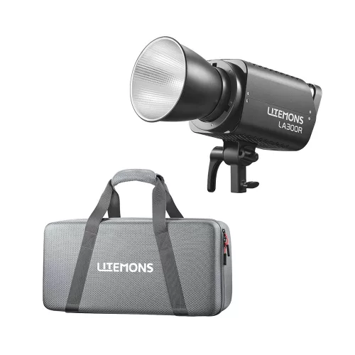 Godox Litemons LA300Bi K1 KIT LED videólámpa + hordtáska (fekete)