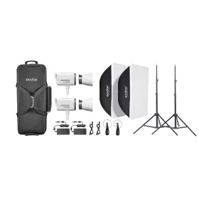 Godox Litemons LA300Bi Bi-Color LED dupla videólámpa Kit