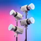 Godox Litemons LA300Bi Bi-Color LED tripla videólámpa Kit