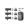 Godox Litemons LA300R RGB Színes LED tripla videólámpa Kit (Fekete)