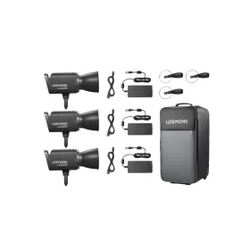   Godox Litemons LA300R RGB Színes LED tripla videólámpa Kit (Fekete)