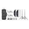 Godox Litemons LA300R RGB Színes LED dupla videólámpa Kit (Fehér)
