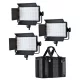 Godox LED500W tripla LED panel szett