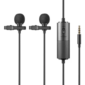   Godox LMD-40C Kettős Lavalier Csíptetős Mikrofon -Dual Omnidirekcionális Mic (400cm)