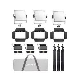   Godox Litemons LP400Bi Bi-color tripla LED panel videólámpa szett