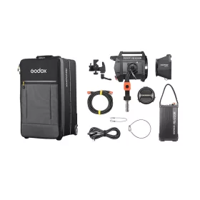   Godox Knowled MG1200R K1 RGB Lámpa készlet -gurulós bőrönd