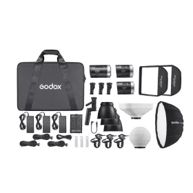   Godox ML-KIT2 ML60Bi & ML30Bi tripla LED videólámpa szett (Bi-color)