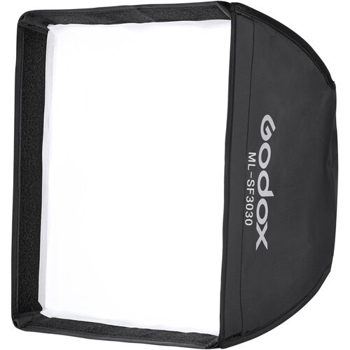 Godox ML-SF3030 Videólámpa/ Vaku Diffúzor Softbox -V860/ V850/ TT600/ TT685/ TT560/ AD200/ ML30/ ML30Bi/ AD300PRO (30*30cm)