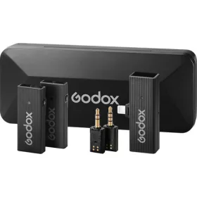  Godox MoveLink Mini LT-Kit2 2.4Ghz Mikrofon Rendszer -Vezetéknélküli Mic |2+1