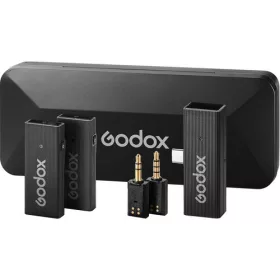   Godox MoveLink Mini UC-Kit2 2.4Ghz Mikrofon Rendszer -Vezetéknélküli Mic |2+1