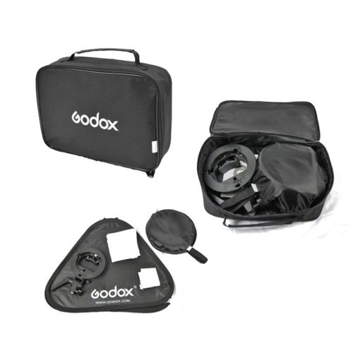 Godox S típusú konzol Bowens + Softbox 80x80cm + rács