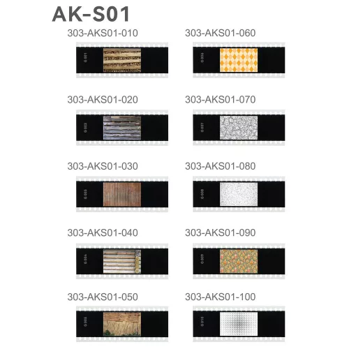 Godox háttérvetitő készlet - 10 db [AK-S01]